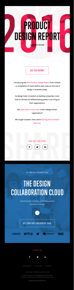 InVision email