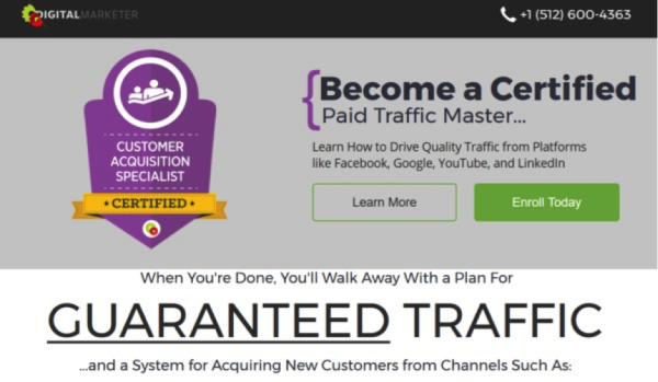 DigitalMarketer certification