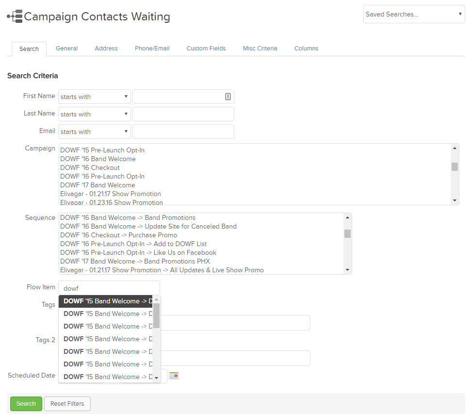 infusionsoft campaign reporting