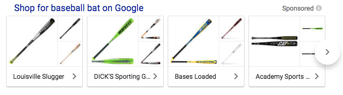 Baseball bat image example