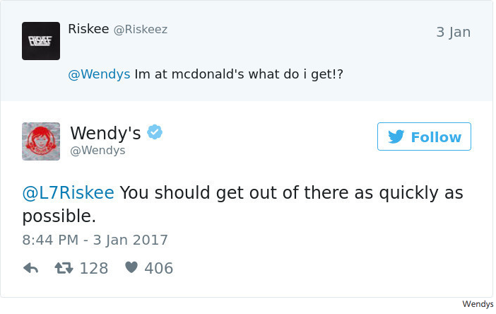 Wendy's tweet