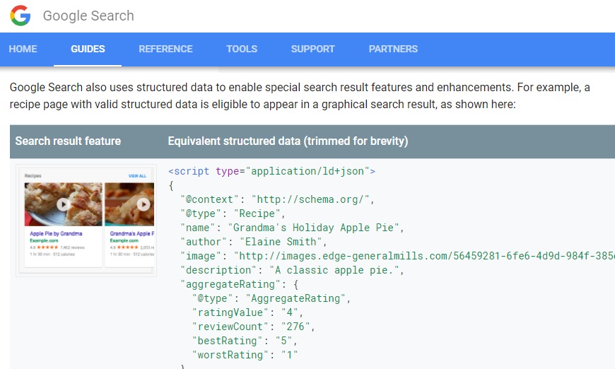 structured data