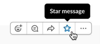 slack starred messages