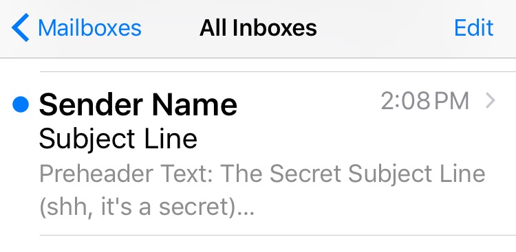 email anatomy sender and subject line