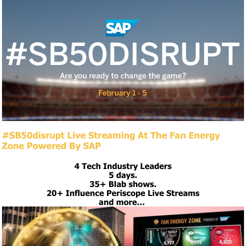 SAP Super Bowl Disrupt